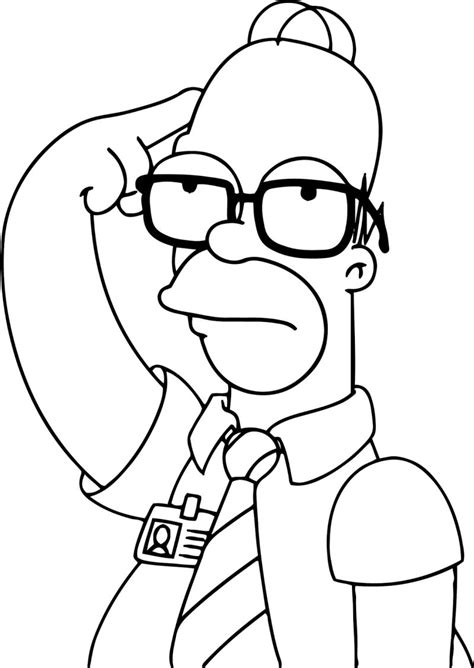 Posibilidad de imprimir el dibujo ya pintado. Dibujos de los Simpson para colorear, The Simpsons imágenes