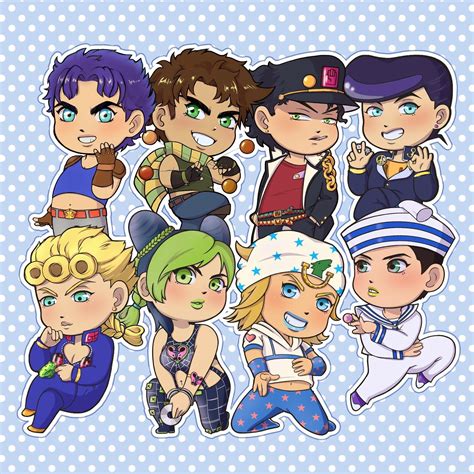 Artstation Jjba Chibi Jojos