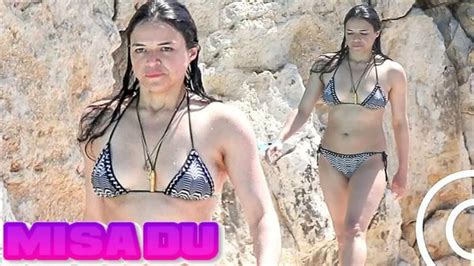 Michelle Rodriguez Displays Her Lithe Physique In Silver Bikini