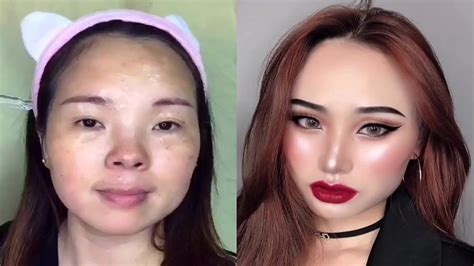 best viral asian makeup transformations 2019😱asian makeup tutorials compilation part27 youtube