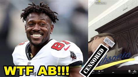 You Wont Believe What Former Bucs Wr Antonio Brown Just Posted On Snapchat He Is Going Viral
