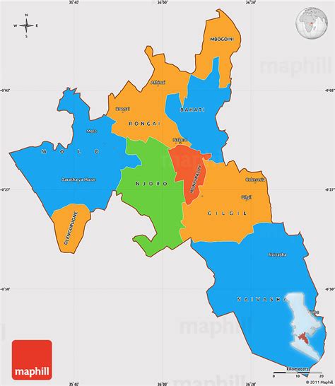 Nakuru Kenya Map