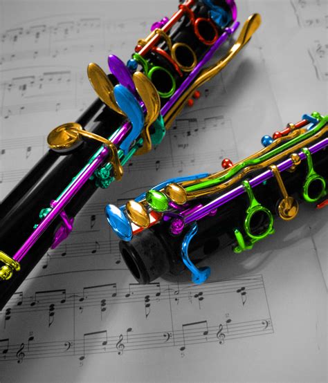 Rainbow Clarinet Keys Could Be Fake But I Still Think This Would Be