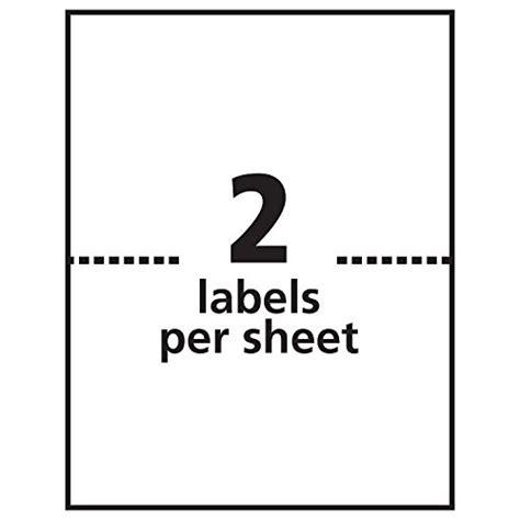 Half Sheet Shipping Label Template