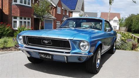 Brittany Blue 1968 Ford Mustang