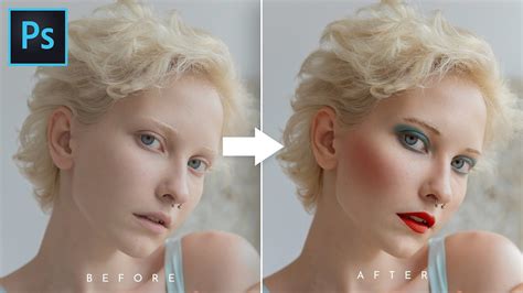 How To Add Makeup In Photoshop Makeup Photoshop Tutorial Photoshop