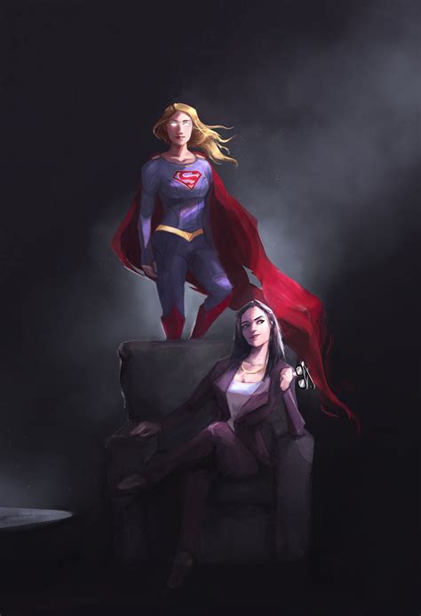 Artstation Supergirl And Lena Luthor