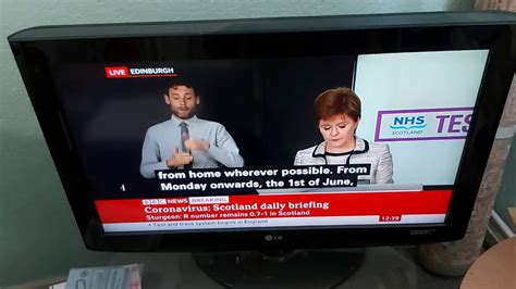 Scottish Government Press Briefings Bsl Live At Pm On Bbc News