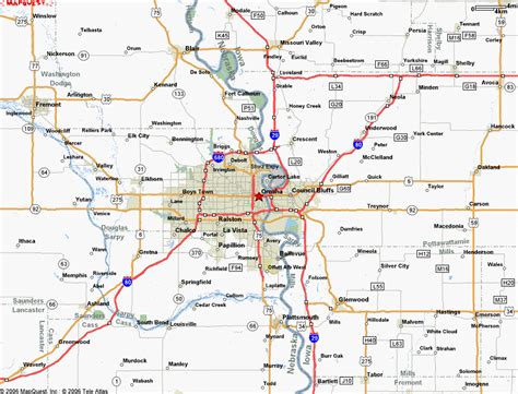 Omaha State In Usa Map United States Map