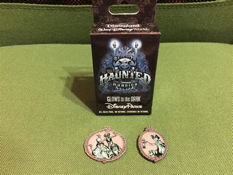 Haunted Mansion Glow In The Dark Pin Set Disney Pins Blog