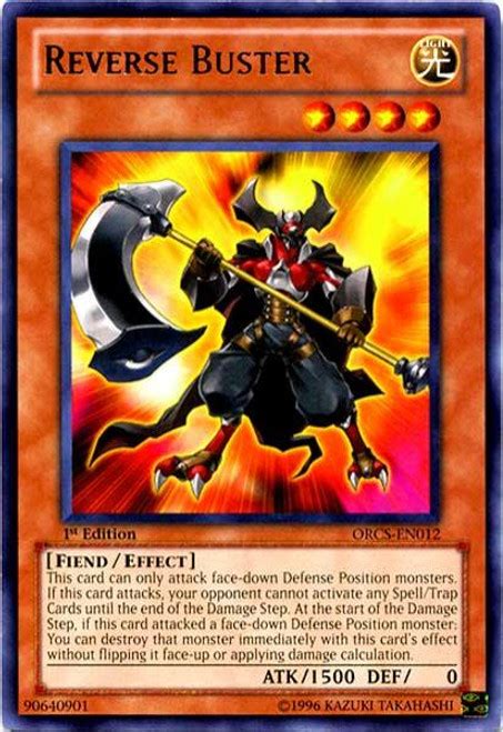 Yugioh 5ds Order Of Chaos Single Card Rare Reverse Buster Orcs En012