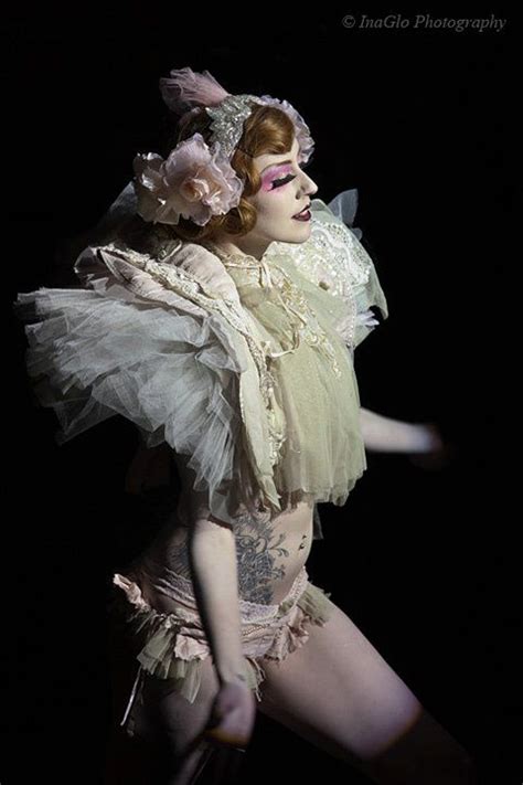 Billie Rae Vintage Burlesque Fire Costume Dark Fashion