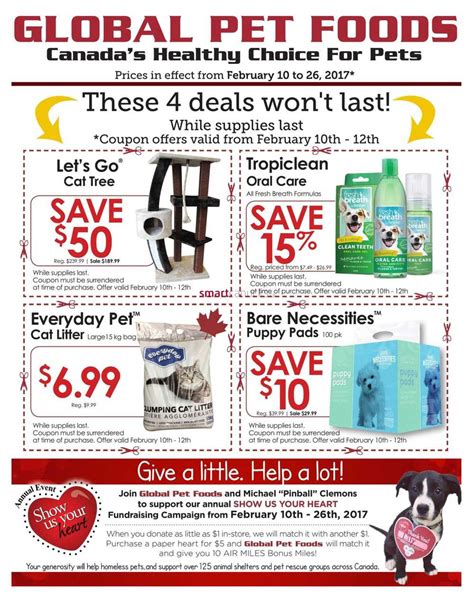 We're changing the way pets shop for their food. Global Pet Foods Canada Flyers