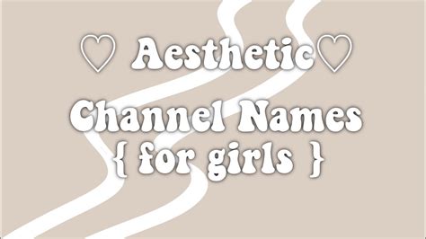 Aesthetic Youtube Channel Names For Girls Sxmply Bxtterfly Youtube