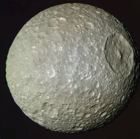 Mimas In Color The Planetary Society