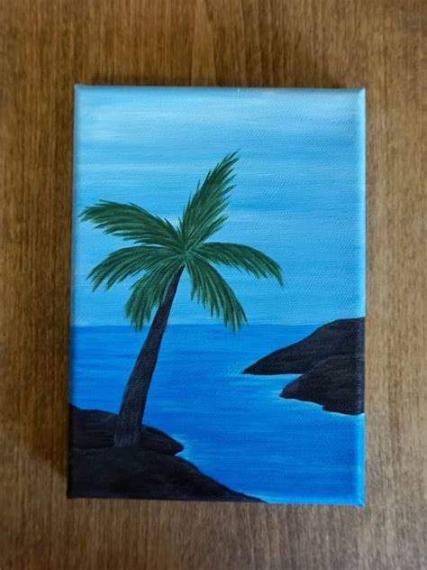 Cute mini canvas painting ideas for beginners. 30+ Summer Acrylic Painting Ideas for Beginners in 2020 ...