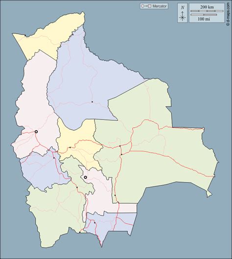 Bolivia Mappa Gratuita Mappa Muta Gratuita Cartina Muta Gratuita