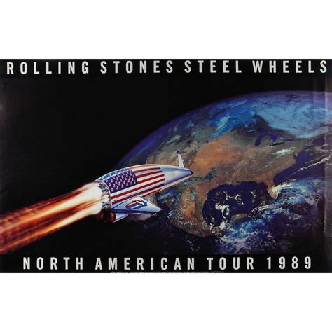 The Rolling Stones Steel Wheels 1989 Concert Poster Oct 14 2017