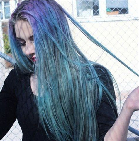 Teal Blue Purple Hair Ideas Musely