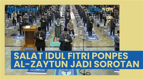 viral salat idul fitri di ponpes al zaytun indramayu saf berjarak dan ada wanita di barisan