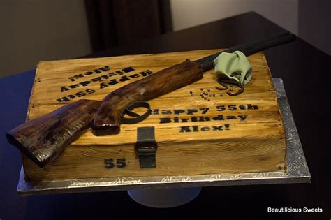 Gun Cake Decorated Cake By Blicioussweets Cakesdecor