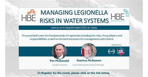 Iosh Managing Legionella Risks In Water Systems Hbe Uk And Ireland