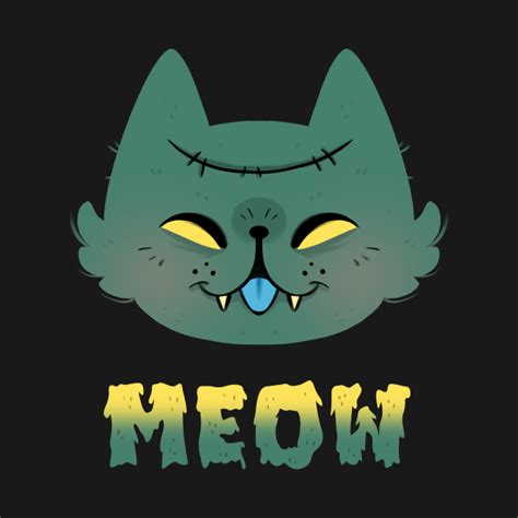 Zombie Meow Zombie Cat T Shirt Teepublic