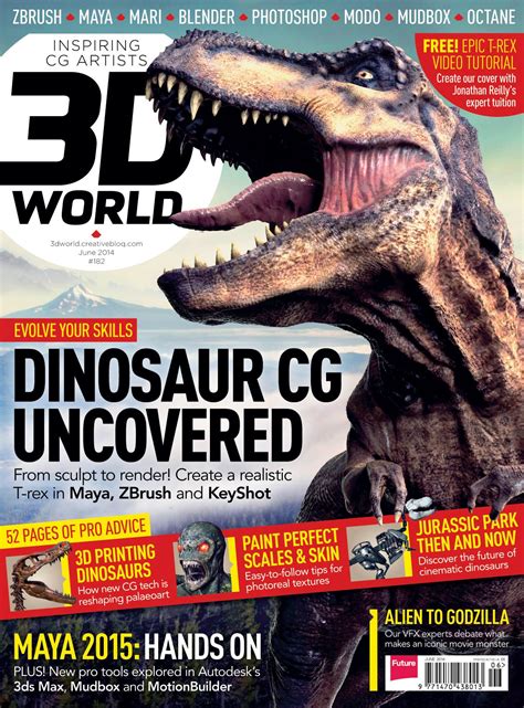 3d World Magazine Cover Zbrushcentral