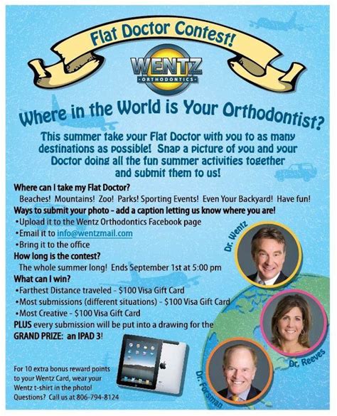 Flat Doctor Contest 2012 Dental Office Marketing Orthodontist
