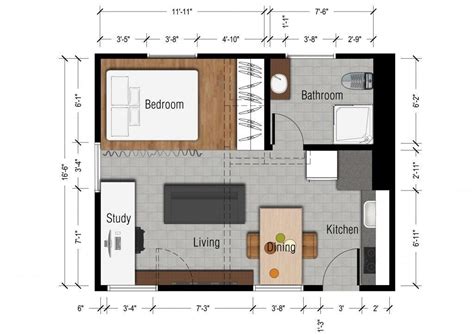 This contemporary design floor plan is 400 sq ft and has 1 bedrooms and has 1 bathrooms. Studio Loft Apartment Floor Plans Best Of 400 Sq Ft House ...