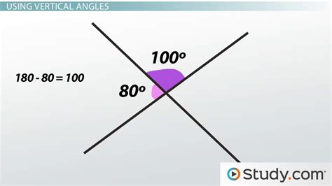 Vertical Angles And Complementary Angles Definition And Examples Video