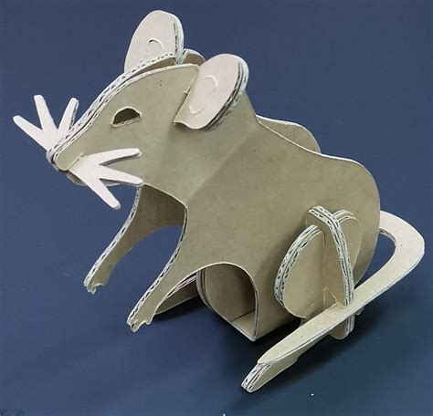 Cardboard Mouse Hobbies And Toys Stationery And Craft Craft Supplies