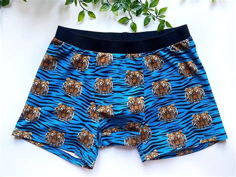 Boxer Briefs For Him With Tigers Briefs With Animal Print Etsy