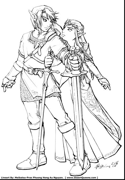Zelda Breath Of The Wild Pages Coloring Pages