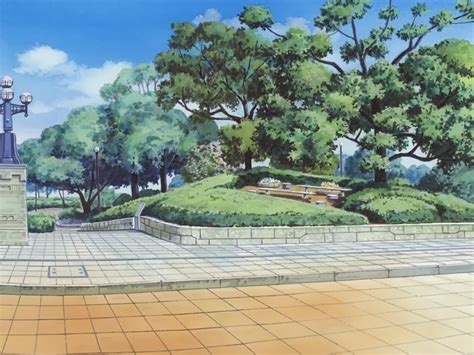 Anime Landscape: Park (Anime Background)