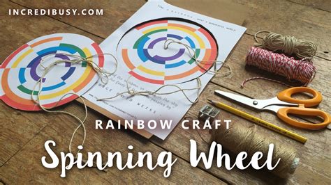 Rainbow Spinner  FREE printable spinning colour wheel and poster  YouTube