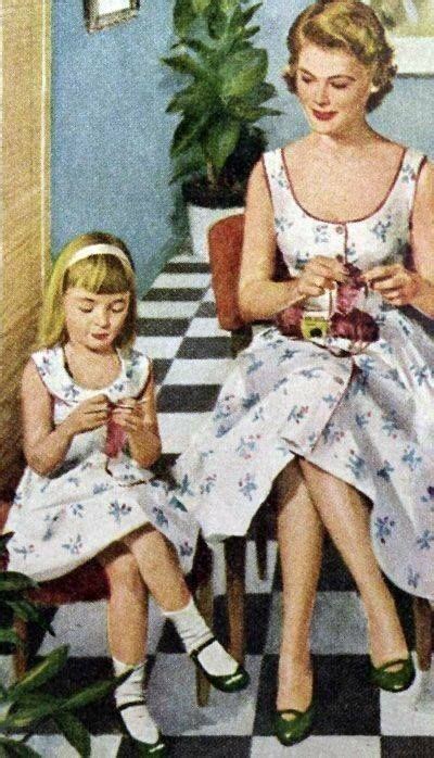 Pin By Bracelyn On Vintage6 Fashion 50 Mother Daughter Dress