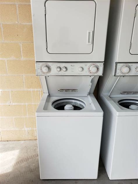 Stackable dryers are a great option when trying to save space or if the laundry area is small. Whirlpool Stackable washer & dryer combo for Sale in ...