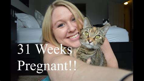 31 Weeks Pregnant And Belly Shot Week By Week Youtube