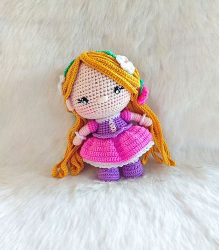 Ravelry Disney Princess Mini Rapunzel Doll Pattern By Mell