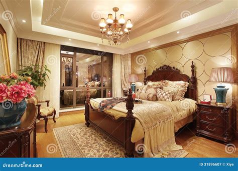 Classical Bedroom Stock Image Image Of Room Luxury 31896607