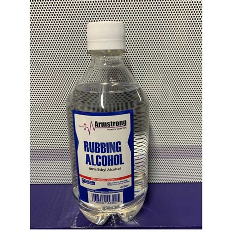 Rubbing Alcohol 475ml Armstrong Health Care