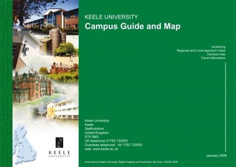 Campus Guide And Map Keele University