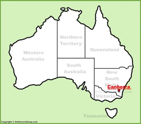 Map Of Canberra Suburbs Voommaps Printable Map Of Canberra