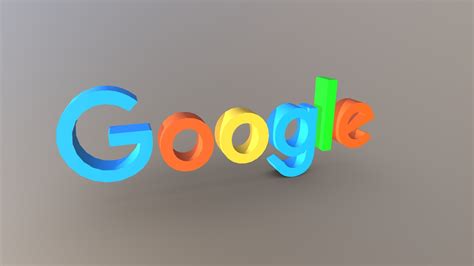 Google Logo - Download Free 3D model by Shyam Barange (@shyam11 ...