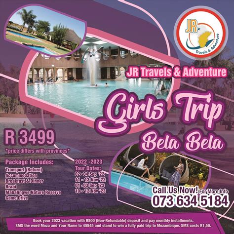Bela Bela Girls Trip Jr Travels And Adventure