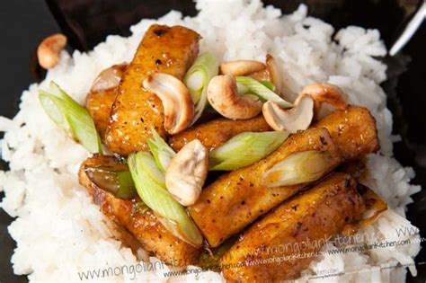 Mongolian beef that's easy to make in just 30 minutes, crispy, sweet and full of garlic and ginger flavors you love from your favorite chinese chef approved recipes for dinners and desserts. Mongolian Tofu Recipe - Vegan Tofu Recipe on Mongolian ...