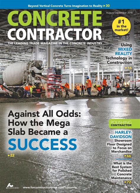 Concrete Contractor August 2018 by ForConstructionPros.com - Issuu