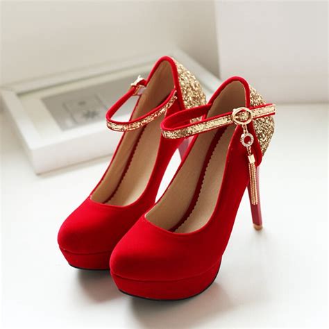 Hot And Sexy Amazing Red High Heel Shoes For Girls Pk Vogue