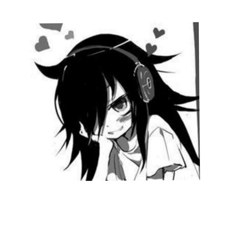 Watamote Anime Love Aesthetic Sticker By Candemeroo